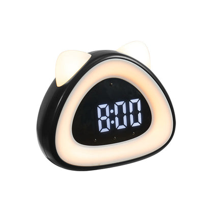 Rechargeable multifunctional creative clock night light
