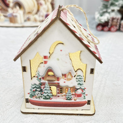 Christmas wooden ornament