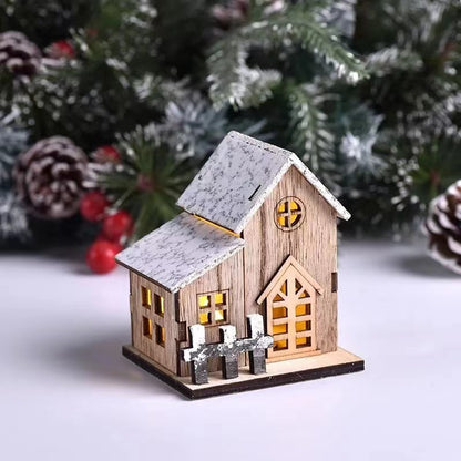 Christmas wooden ornament