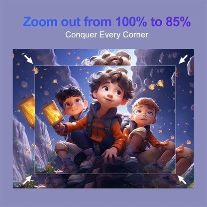 New KaiAqua HY320 Projector Android 11 390ANSI HD 4K Native 1080P Dual Wifi6 BT5.0 Cinema level Portable Projetor HY300 Upgrated