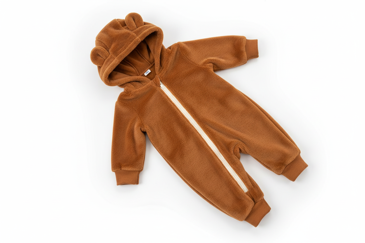 Baby Plush Romper Winter Warm Jumpsuit provide me with the same product i sell in online colour brown