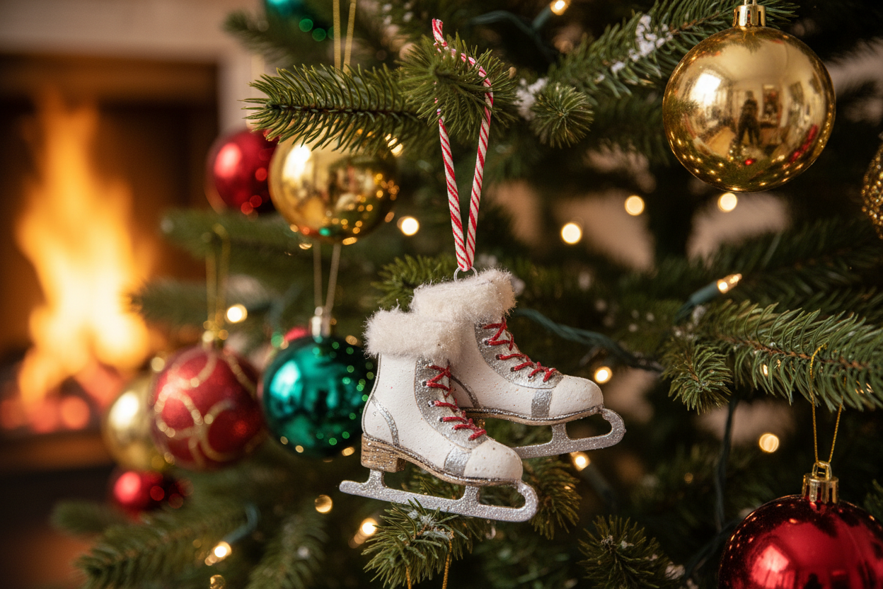 Christmas Skates Decorative Pendant provide me image with the excact same product i sell in online hang in christmas tree