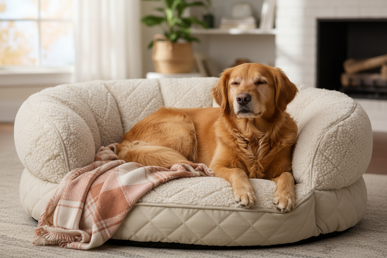 🧼 Easy to Clean – Fully washable material makes maintenance simple and hassle-free.Pet Dog Sofa Beds Warm Accessories Large Dog Bed Mat Pets Kennel Washable.provide me with dog in this product