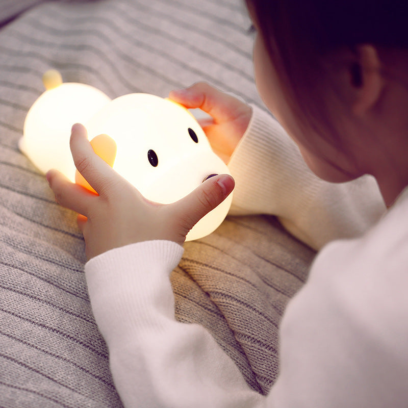 Cute Dog Touch Night Light