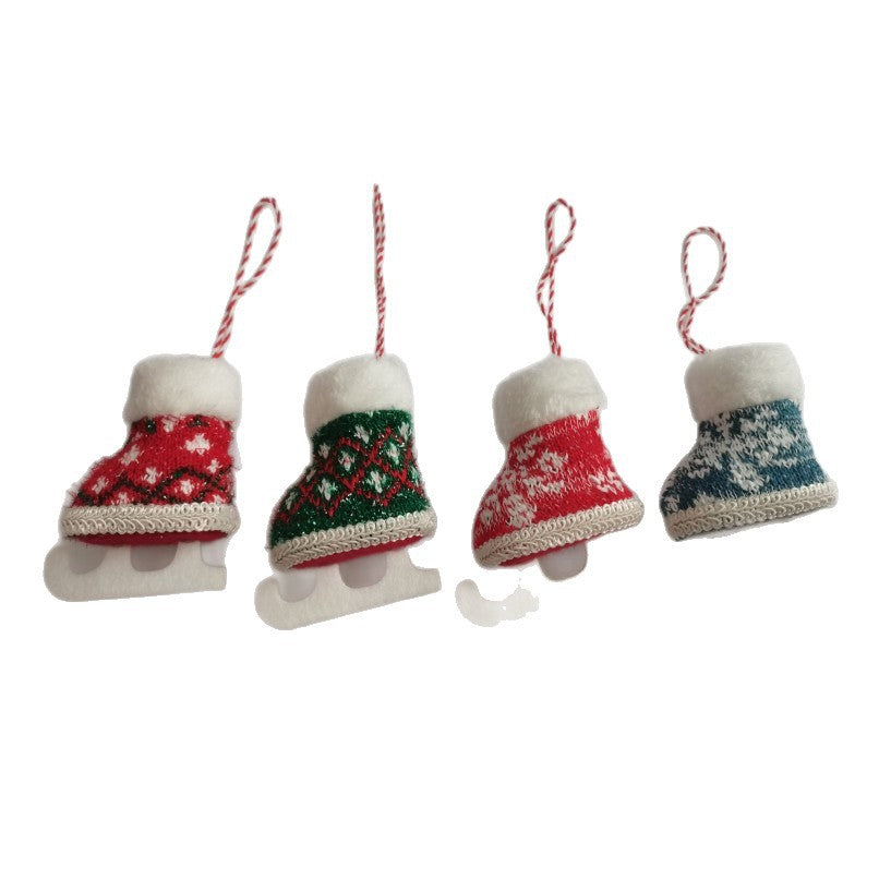 Christmas Skates Decorative Pendant