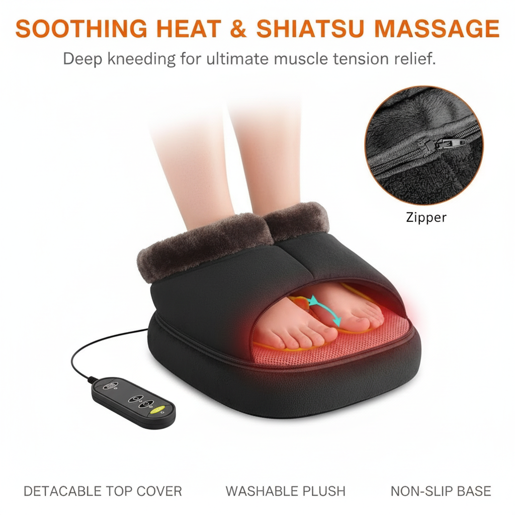 Foot Massager with Heat, Shiatsu Heated Kneading Foot Massager Machine, Electric Foot Massager provide me with the excact same product that i sell in online shopify
