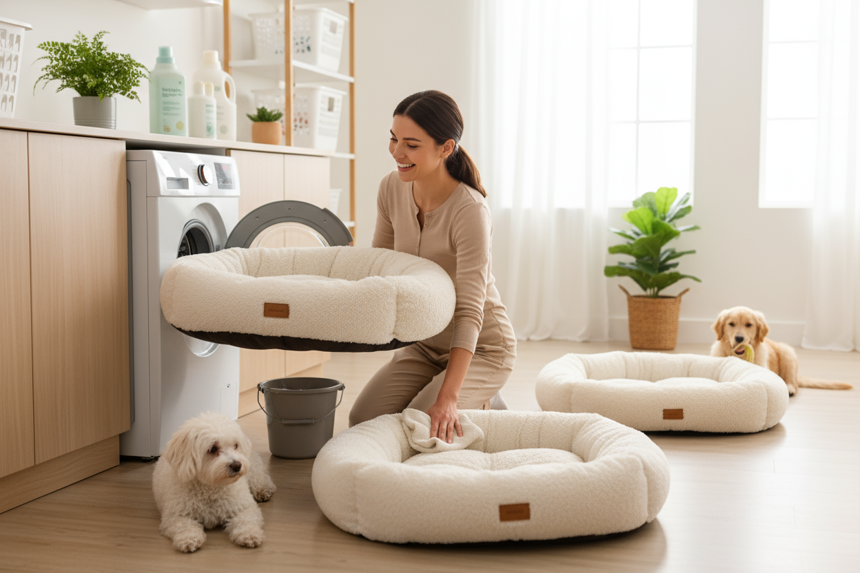 Pet Dog Sofa Beds Warm Accessories Large Dog Bed Mat Pets Kennel Washable.🧼 Easy to Clean – Fully washable material makes maintenance simple and hassle-free.provide me with owner easy to clean this product