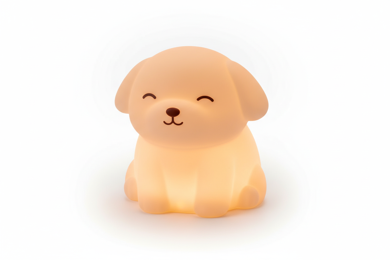 provide me a image of ✋ Touch Activated Cute Dog Touch Night Light