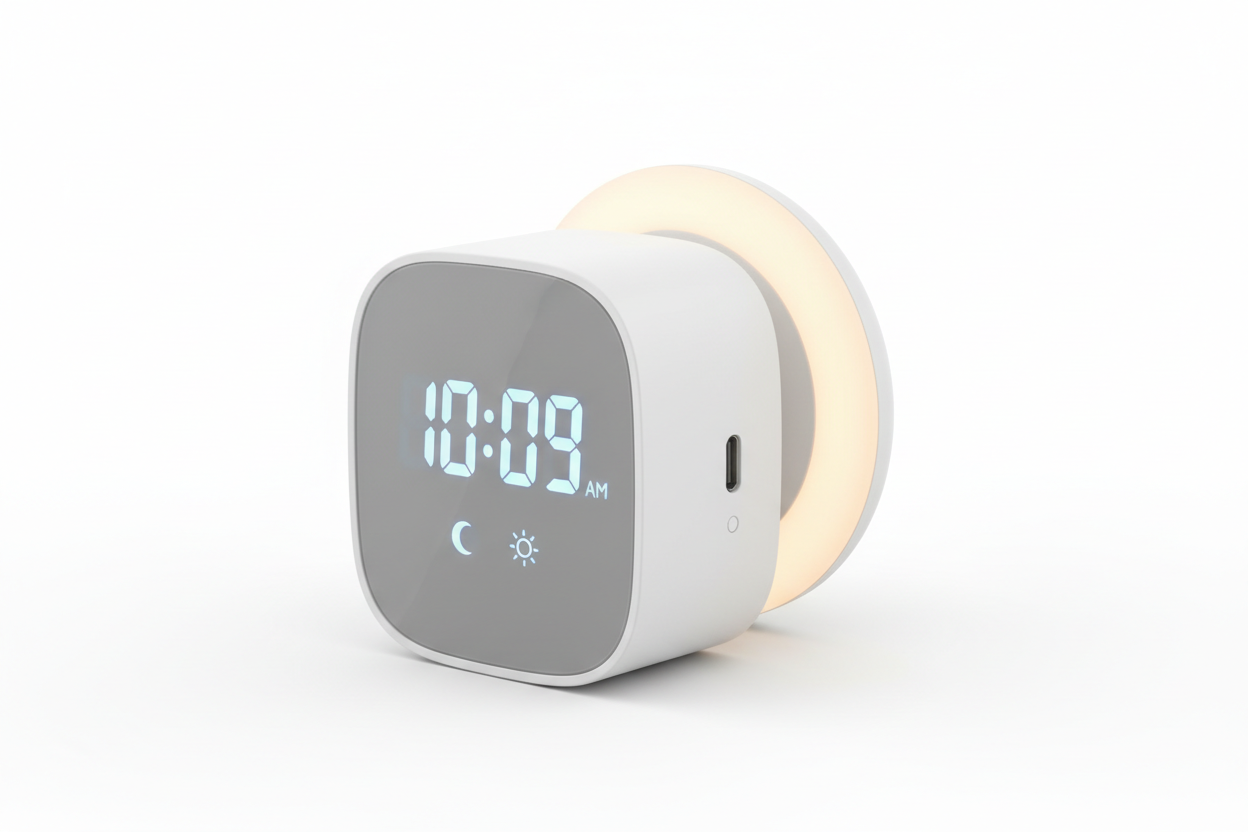 Rechargeable multifunctional creative clock night light provide me with the same product that i sell in online shopify
