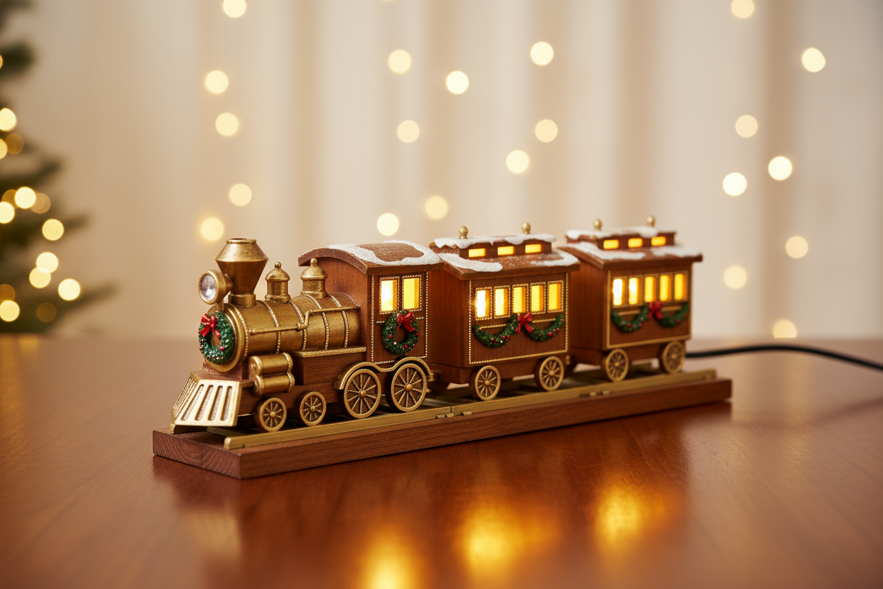 ✨ Warm Glow Lighting Decorative Ornament Plug-in Train provide me with the same product that i sell 